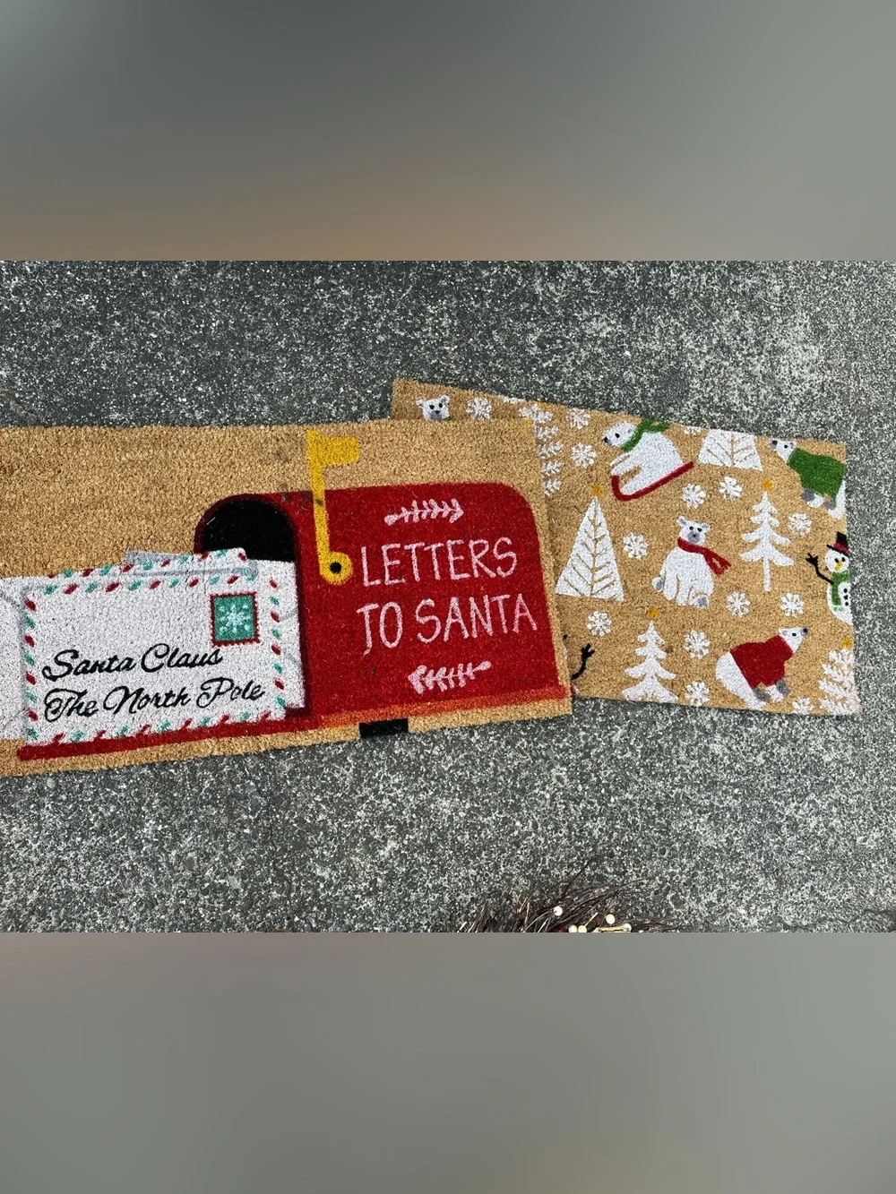 Letters to Santa Doormat - Holiday Welcome